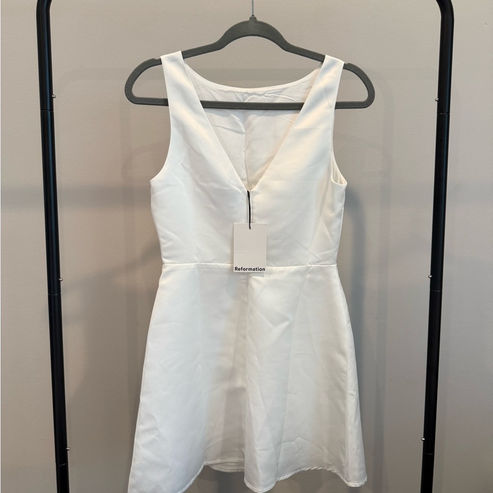 Reformation Zenni Dress - Ivory - Picture 2 of 4